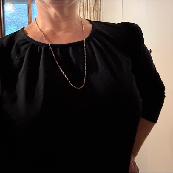 Vintage 14K Interlocking Gold Chain 24" long 8.55 grams - Picture 8 of 9